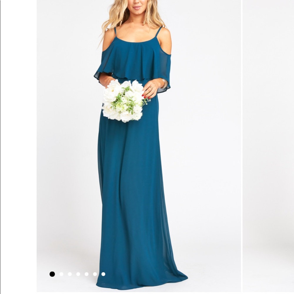Show Me Your Mumu Caitlyn Ruffle Maxi Dress NWT